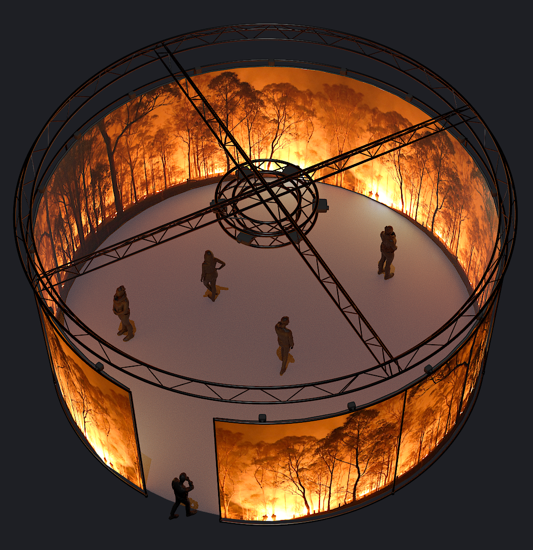 Designing an Immersive Wildfire Visualization System for Firefighters 